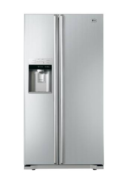 LG GW-L227HLYZ freestanding A++ Silver side-by-side refrigerator