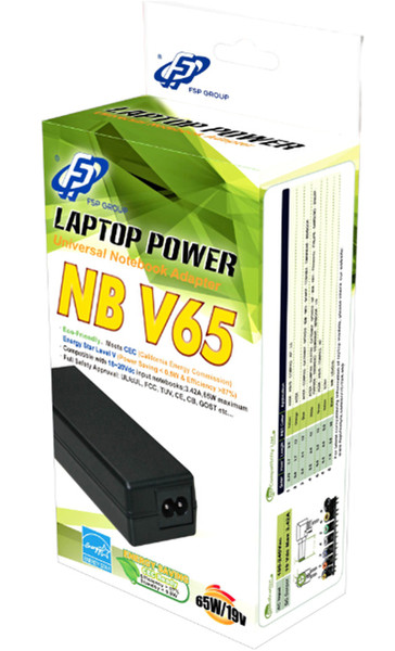 FSP/Fortron NB V 65 65Вт Черный адаптер питания / инвертор