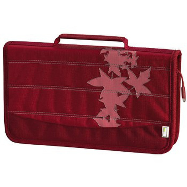 Hama 00095759 64дисков Розовый, Красный чехлы для оптических дисков