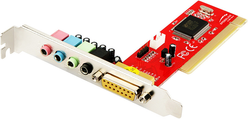 SPEEDLINK SL-8861-SRD-B Internal 4.0channels PCI audio card