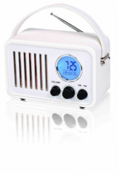 Ricatech RR-110 Portable White radio