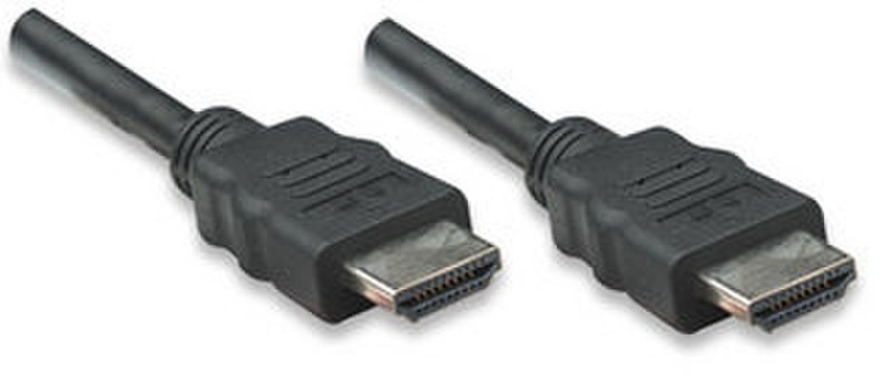 Manhattan 391528 3м HDMI HDMI Черный HDMI кабель