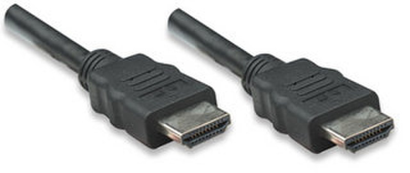 Manhattan 391535 5m HDMI HDMI Schwarz, Grau HDMI-Kabel