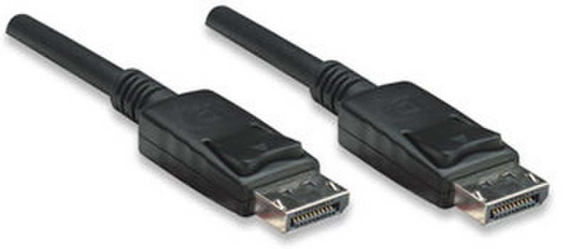 Manhattan 391931 2m DisplayPort DisplayPort Black DisplayPort cable