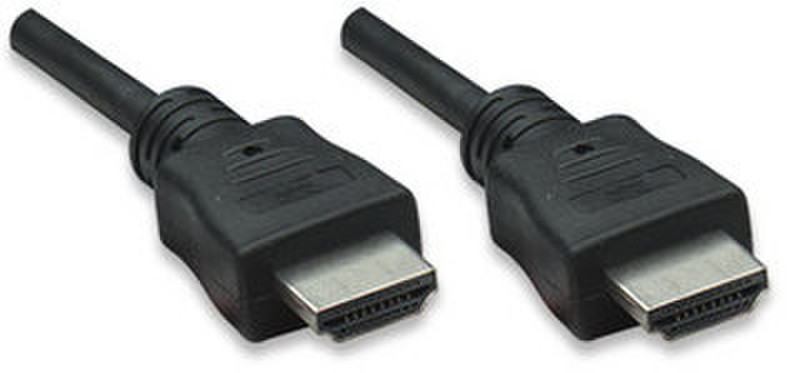 Manhattan 392013 1m HDMI HDMI Schwarz HDMI-Kabel