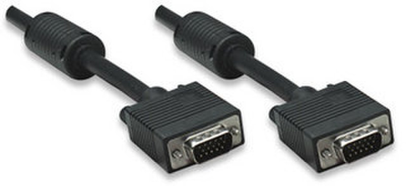 Manhattan 393027 4.5m VGA (D-Sub) VGA (D-Sub) Black VGA cable