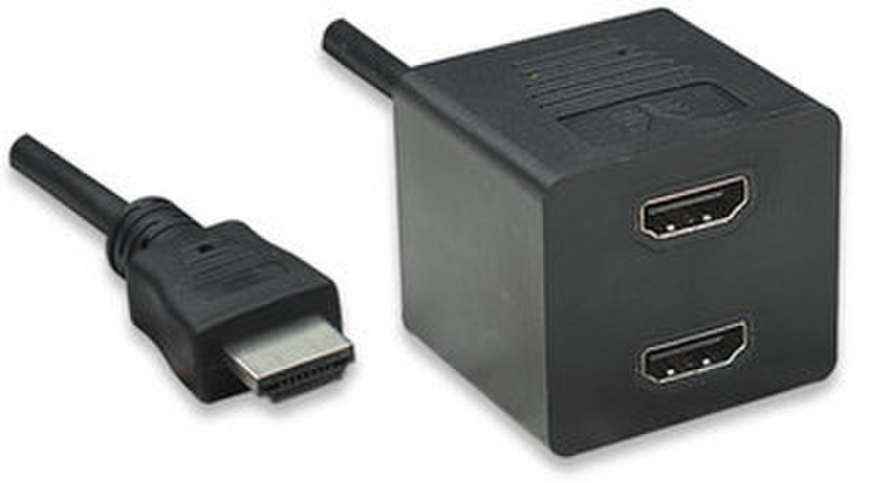 Manhattan 393065 0.3м HDMI HDMI Черный HDMI кабель