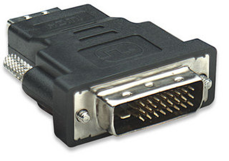 Manhattan 393096 DVI-D HDMI Черный кабельный разъем/переходник
