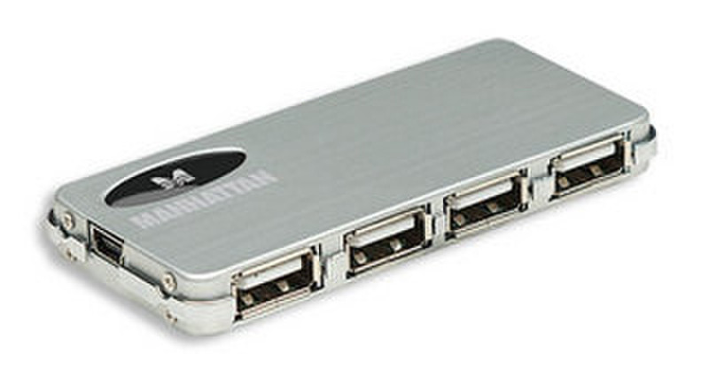Manhattan 160612 480Mbit/s Silver interface hub