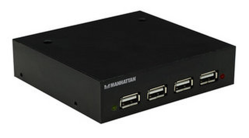 Manhattan 350310 480Mbit/s Black interface hub
