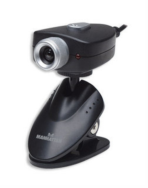 Manhattan 460668 5MP 640 x 480pixels USB 1.1 Black webcam