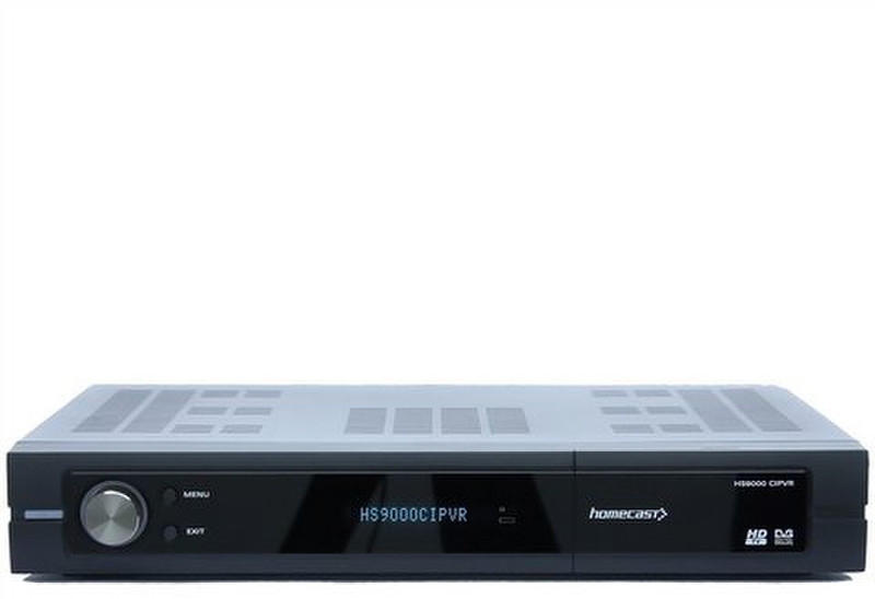 Homecast HS 9000 Full HD Black TV set-top box