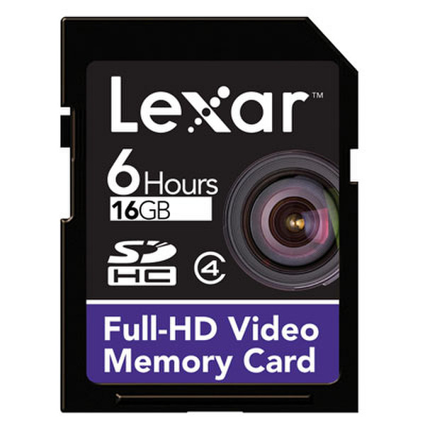 Lexar 16GB SDHC Full-HD 16GB SDHC memory card