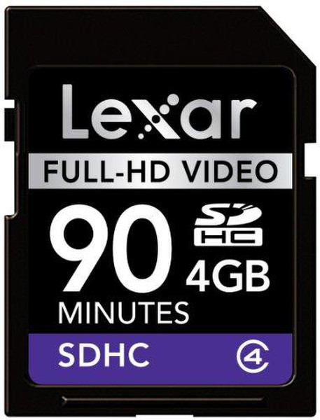 Lexar 4GB SDHC Full-HD 4ГБ SDHC карта памяти