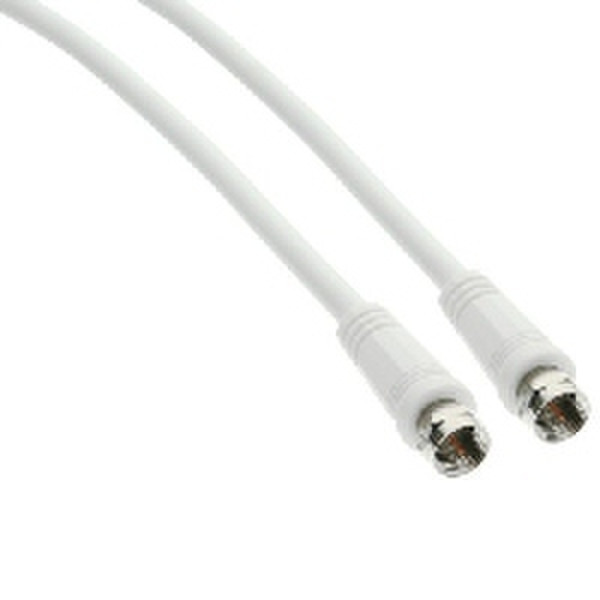 InLine 69305 5m White coaxial cable