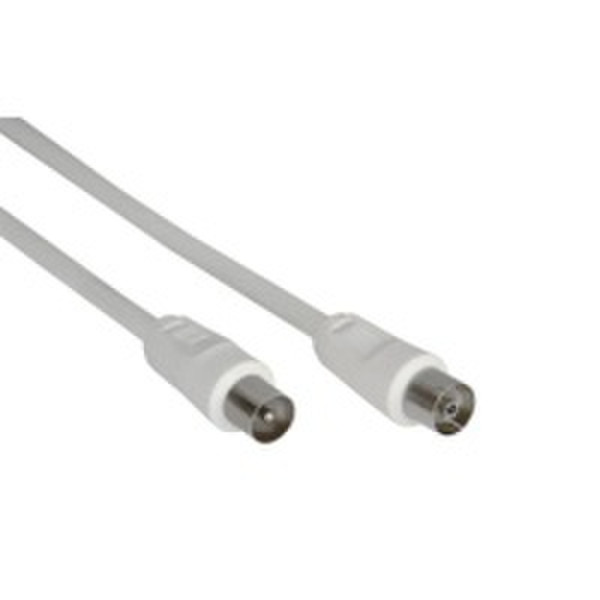 InLine 69402 2m IEC IEC White coaxial cable