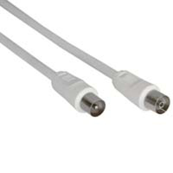 InLine 69450 0.5m IEC IEC White coaxial cable