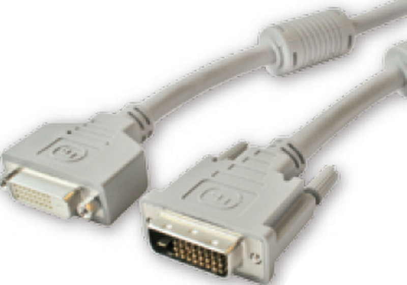 Cable Company 2m DVI-D 2m DVI-D DVI-D Weiß DVI-Kabel