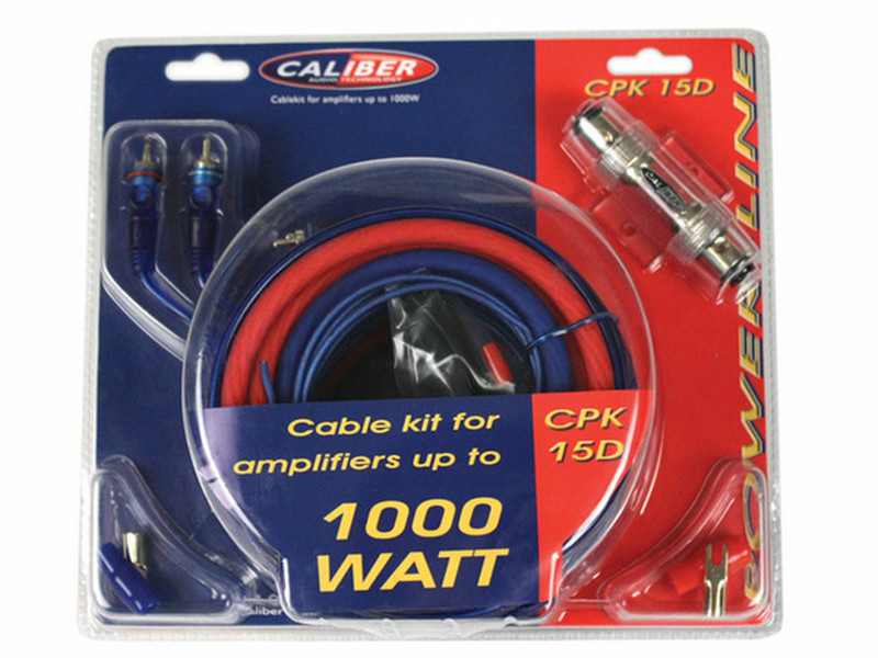 Caliber CPK15D 5m Multicolour power cable