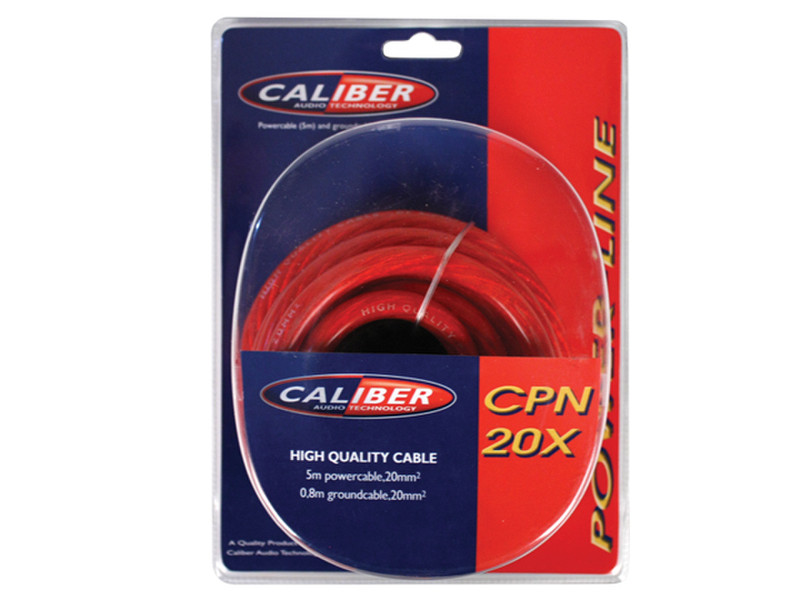 Caliber CPN20X 5m Red power cable