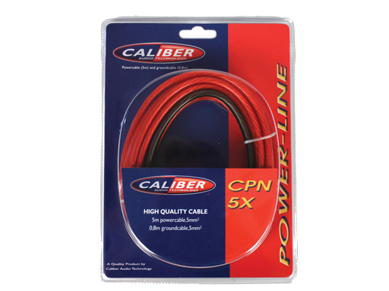 Caliber CPN5X 5m Rot Stromkabel