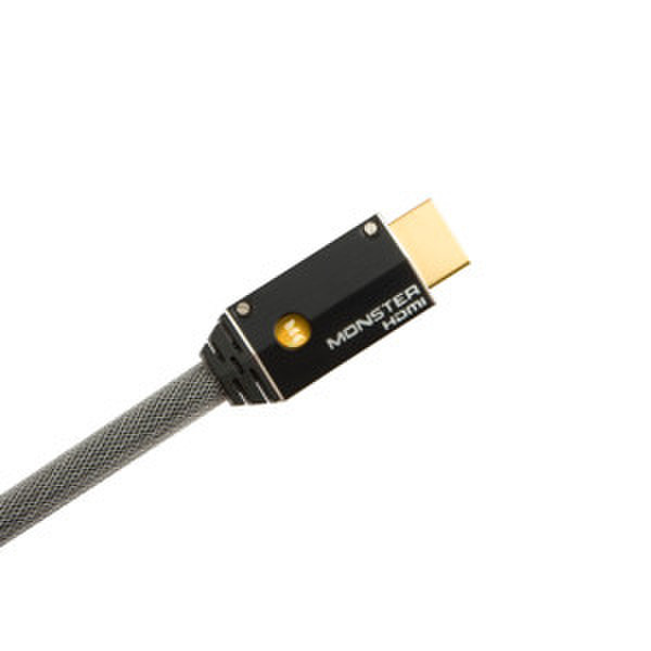 Monster Cable MC 1200HDS-15M 15м HDMI HDMI Черный, Серый HDMI кабель