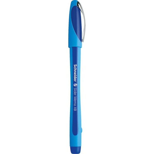 Schneider Slider Memo XB Stick ballpoint pen Extra Bold Blue