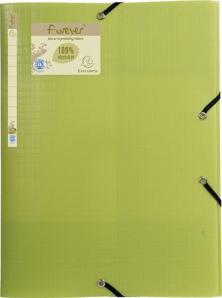 Exacompta 551573E Полипропилен (ПП) Зеленый папка