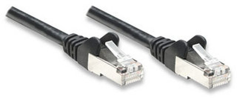 IC Intracom Cat5e (SFTP) 0.5m 0.5m Schwarz Netzwerkkabel