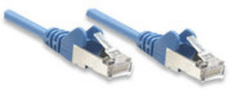 IC Intracom Cat5e, SFTP 1m 1m Blue networking cable