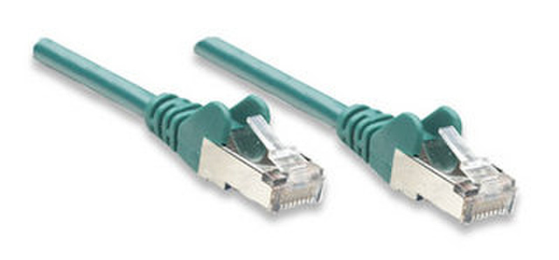 IC Intracom 7.5m Cat5e Network Cable 7.5m Green networking cable