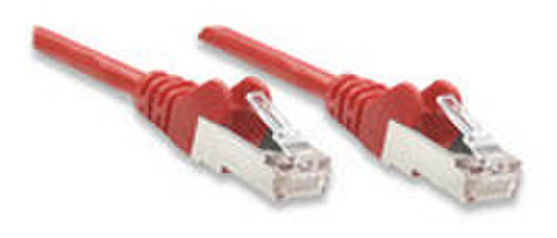 IC Intracom Cat5e, FTP 7.5m 7.5м Красный сетевой кабель
