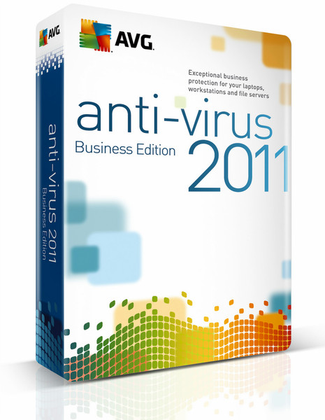 AVG Anti-Virus Business Edition 2011, 10u, 1Y 10пользов. 1лет CZE