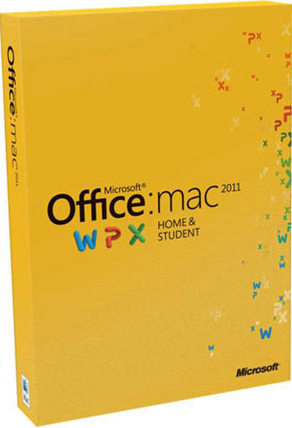 Microsoft Office Mac Home & Student 2011 Family Pack, ES, DVD 1user(s) Spanish