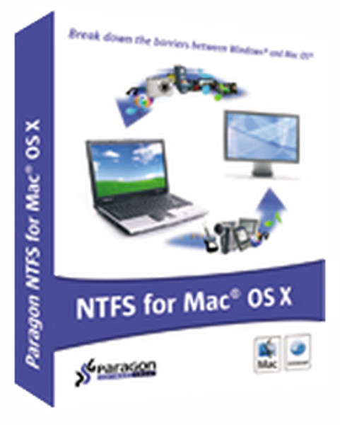Paragon NTFS for Mac OS X v8.0, DVD, DEU