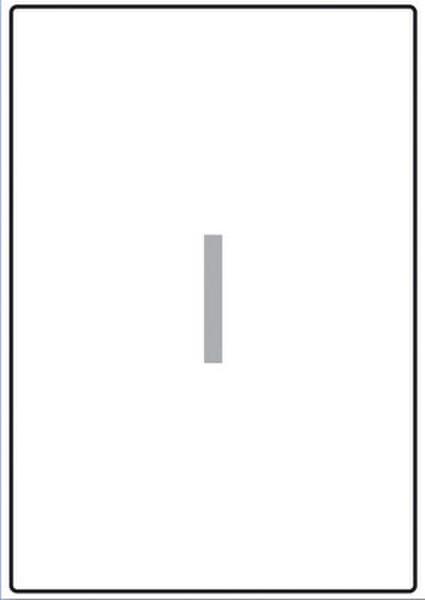 DECAdry OLW-4735 Weiß selbstklebendes Etikett