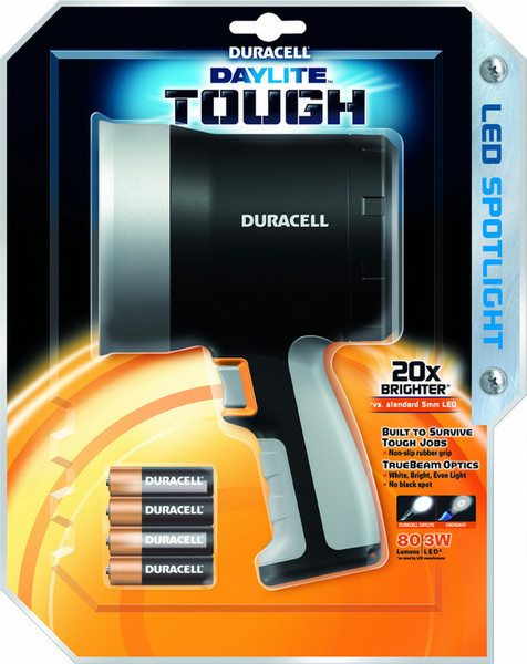 Duracell Daylite Tough LED Spotlight Schwarz
