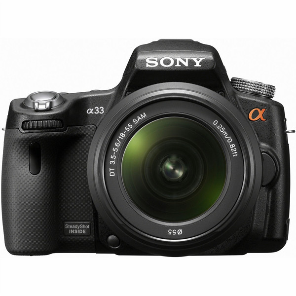 Sony α A33 Фотокамера с полупрозрачным зеркалом с возможностью замены объективов