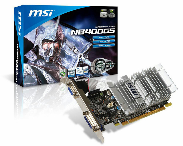 MSI V229-019R GeForce 8400 GS 1ГБ GDDR3 видеокарта