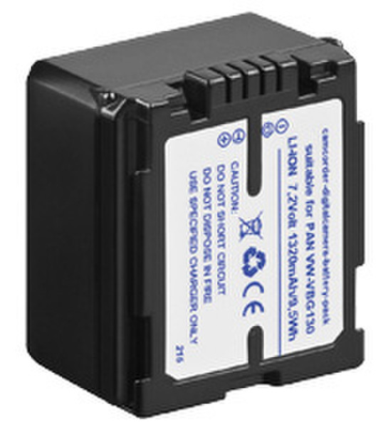 Wentronic Camcorder Battery Литий-ионная (Li-Ion) 1050мА·ч 7.2В аккумуляторная батарея