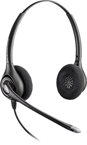 Plantronics SupraPlus D261N Binaural Head-band Black headset