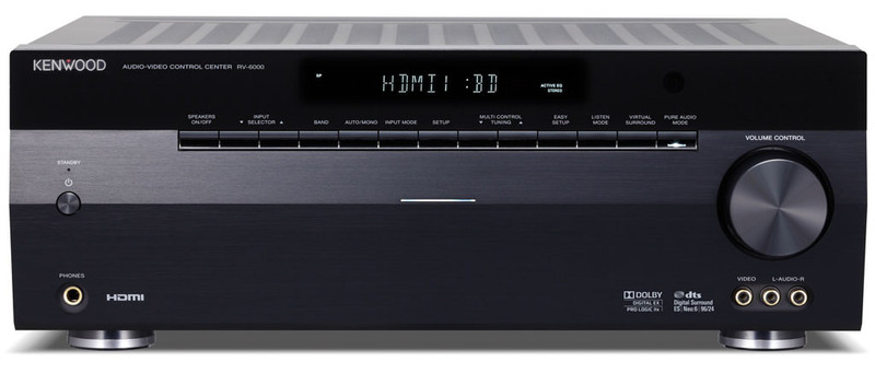 Kenwood Electronics RV-6000 HDMI Support AV Control Centre Черный приставка для телевизора