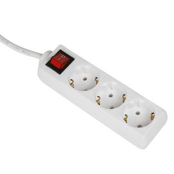 Hama 00030535 3AC outlet(s) 3m White surge protector