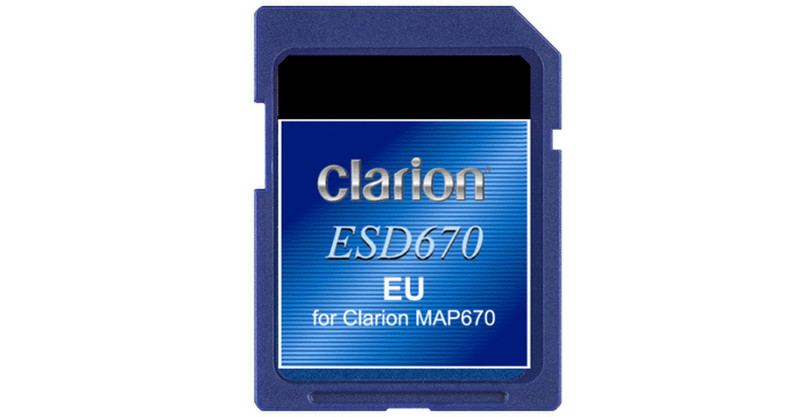 Clarion ESD670 2GB SD memory card