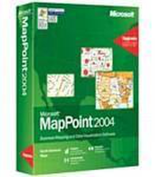 Microsoft MapPoint 2004 Win32 Spanish Disk Kit Volume Licens