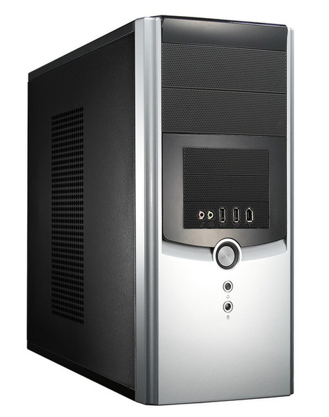 Compucase 6K11 Micro-Tower Черный, Cеребряный системный блок