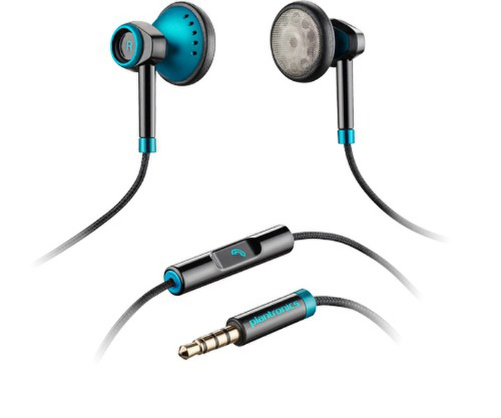 Plantronics Backbeat 116 Binaural Wired Blue mobile headset