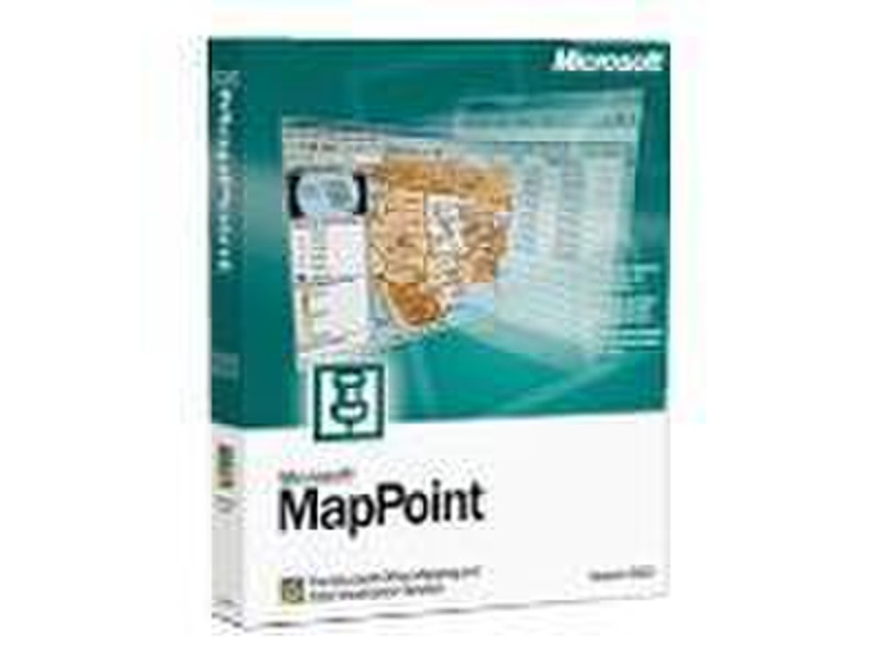 Microsoft MapPoint 2002 Win32 Spanish Disk Kit Volume Licens