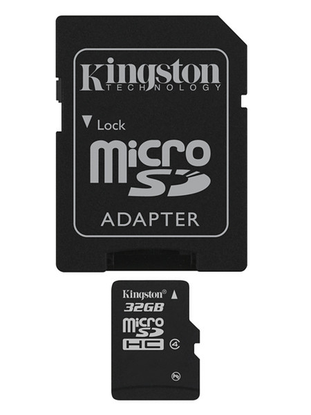 Kingston Technology 32GB microSDHC 32GB MicroSDHC Flash Speicherkarte