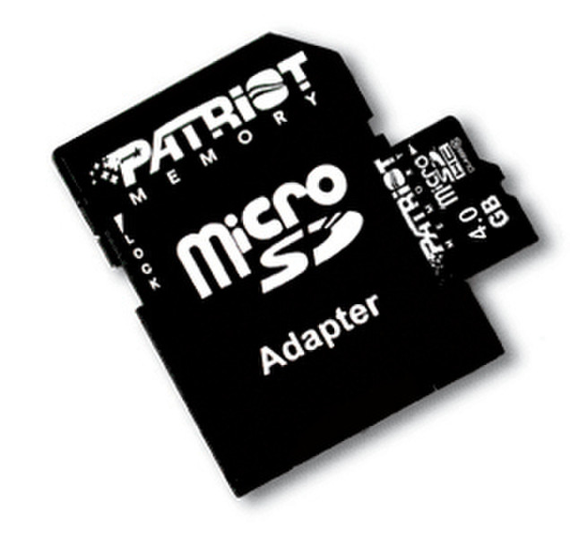 Patriot Memory PSF4GMCSDHC10 4ГБ MicroSD карта памяти